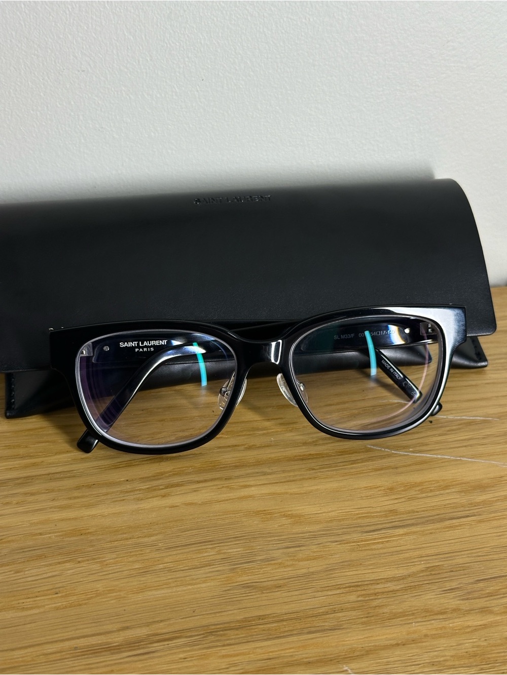 YSL Saint Laurent SL M33/F Black Glasses